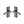 Sophia Short Door Handle on Plate by M Marcus - Heritage Brass