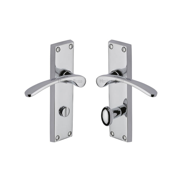 Sophia Door Handle on Plate by M Marcus - Heritage Brass