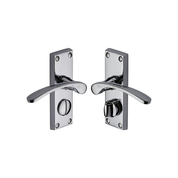 Sophia Short Door Handle on Plate by M Marcus - Heritage Brass