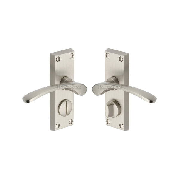 Sophia Short Door Handle on Plate by M Marcus - Heritage Brass