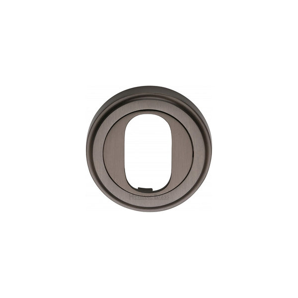 Oval Profile Cylinder Escutcheon Round - V5010 by M Marcus - Heritage Brass