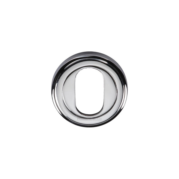 Oval Profile Cylinder Escutcheon Round - V5010 by M Marcus - Heritage Brass