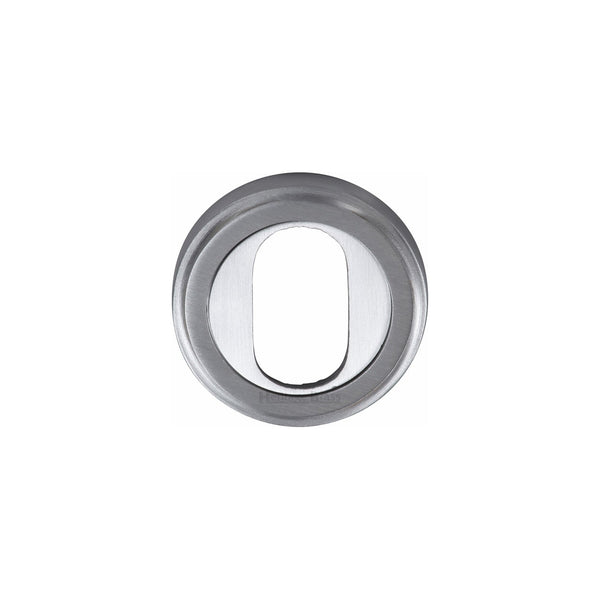 Oval Profile Cylinder Escutcheon Round - V5010 by M Marcus - Heritage Brass