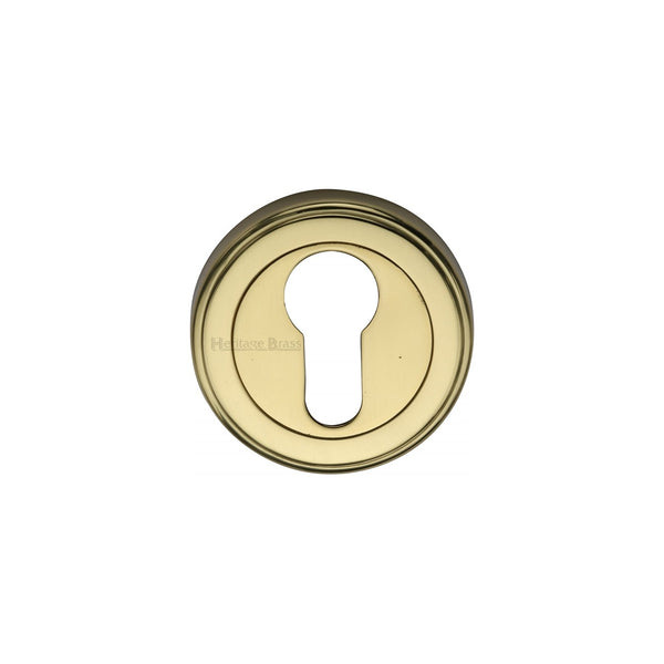 Euro Profile Cylinder Escutcheon Round - V5020 by M Marcus - Heritage Brass