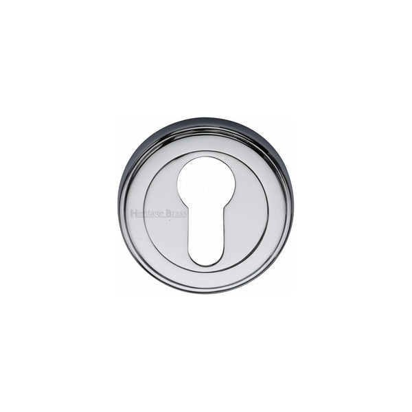 Euro Profile Cylinder Escutcheon Round - V5020 by M Marcus - Heritage Brass