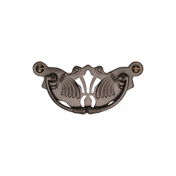Ornate Cabinet Drop Pull by M Marcus - Heritage Brass