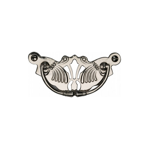 Ornate Cabinet Drop Pull by M Marcus - Heritage Brass