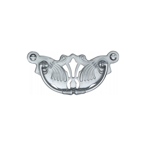 Ornate Cabinet Drop Pull by M Marcus - Heritage Brass