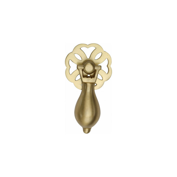 Cabinet Drop Pull by M Marcus - Heritage Brass