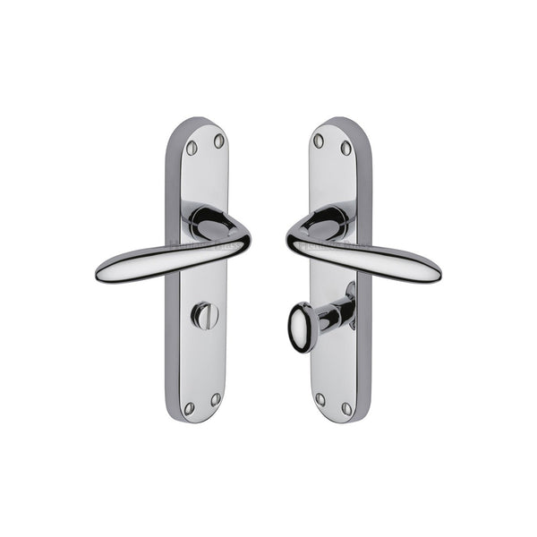 Sutton Door Handle on Plate by M Marcus - Heritage Brass