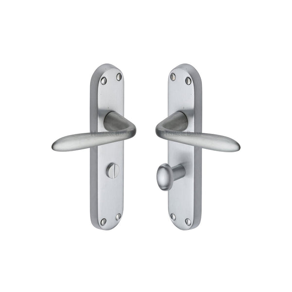 Sutton Door Handle on Plate by M Marcus - Heritage Brass