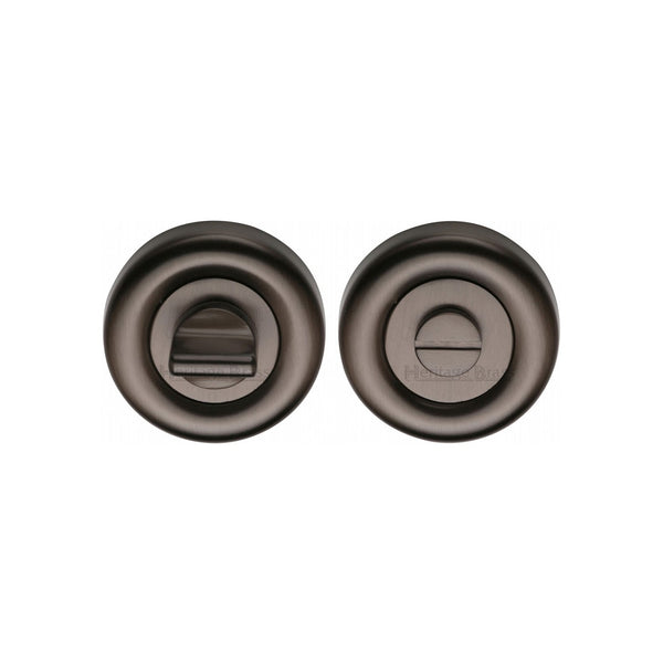 Round Bathroom Turn & Release - V6720 by M Marcus - Heritage Brass