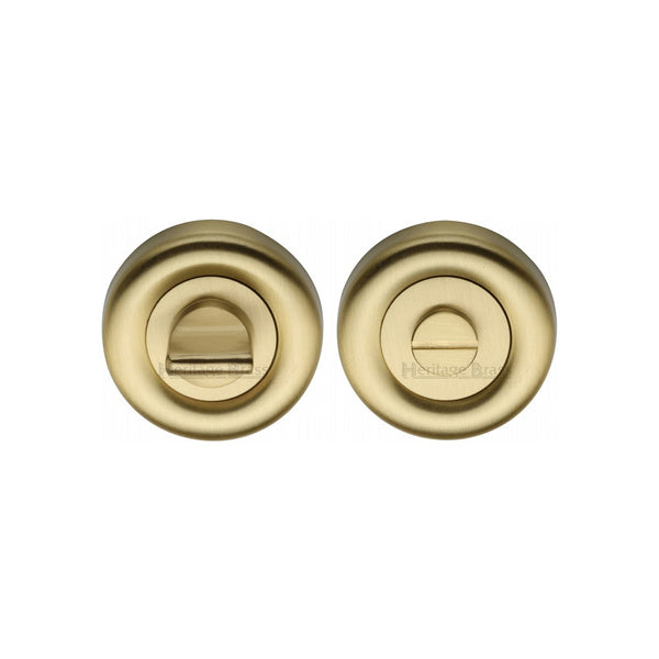 Round Bathroom Turn & Release - V6720 by M Marcus - Heritage Brass