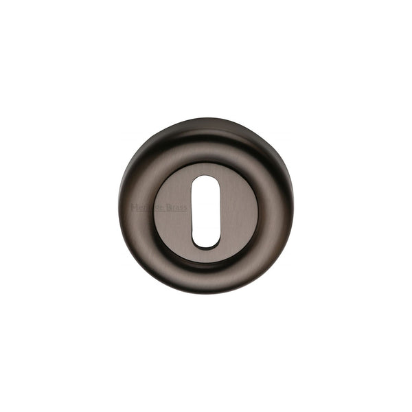 Standard Key Escutcheon Round - V6722 by M Marcus - Heritage Brass