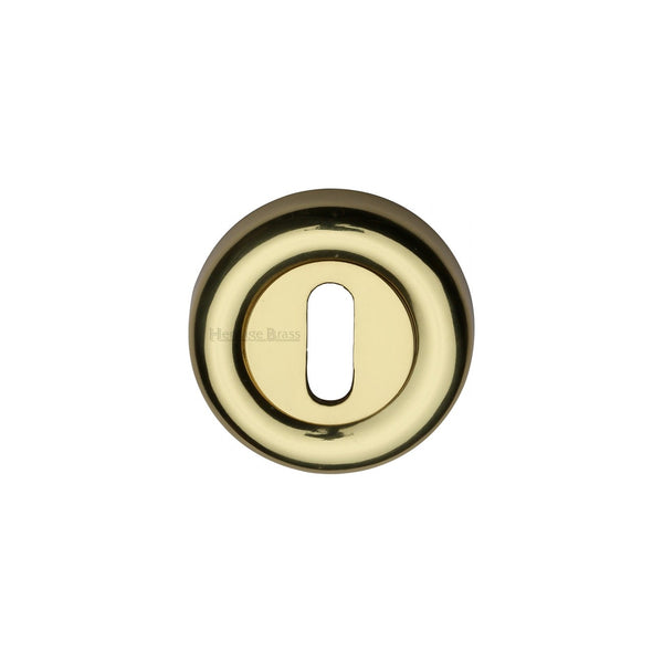 Standard Key Escutcheon Round - V6722 by M Marcus - Heritage Brass