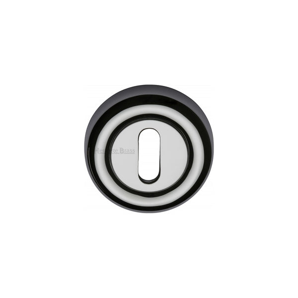 Standard Key Escutcheon Round - V6722 by M Marcus - Heritage Brass
