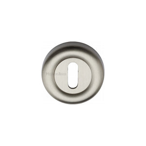 Standard Key Escutcheon Round - V6722 by M Marcus - Heritage Brass