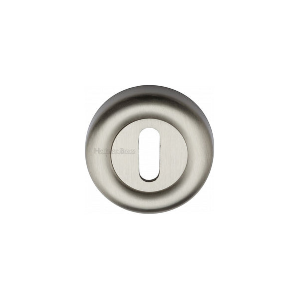 Standard Key Escutcheon Round - V6722 by M Marcus - Heritage Brass