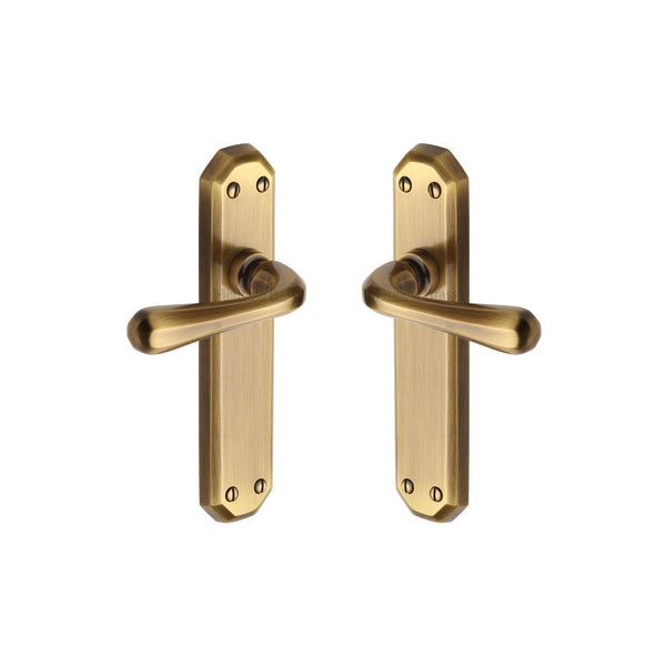 Charlbury Door Handle on Plate by M Marcus - Heritage Brass