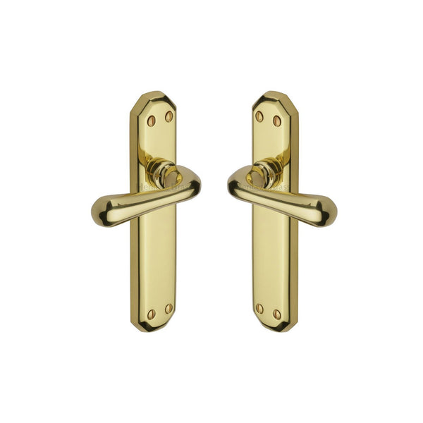 Charlbury Door Handle on Plate by M Marcus - Heritage Brass