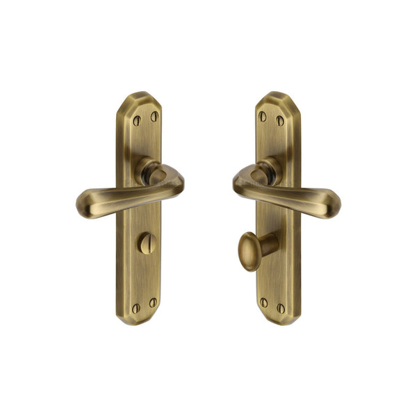 Charlbury Door Handle on Plate by M Marcus - Heritage Brass