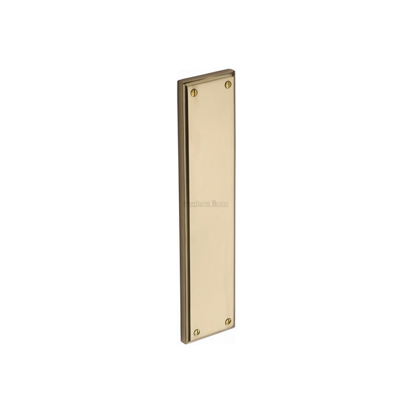 Brass Fingerplate by M Marcus - Heritage Brass