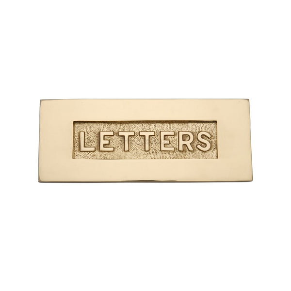 Embossed Letterplate by M Marcus - Heritage Brass