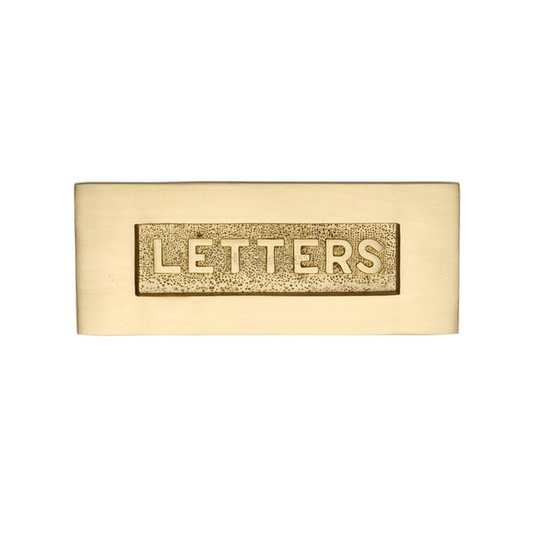 Embossed Letterplate by M Marcus - Heritage Brass