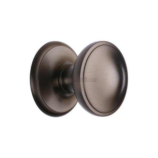 Round Centre Door Knob by M Marcus - Heritage Brass