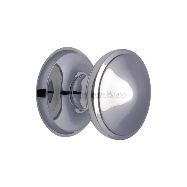 Round Centre Door Knob by M Marcus - Heritage Brass