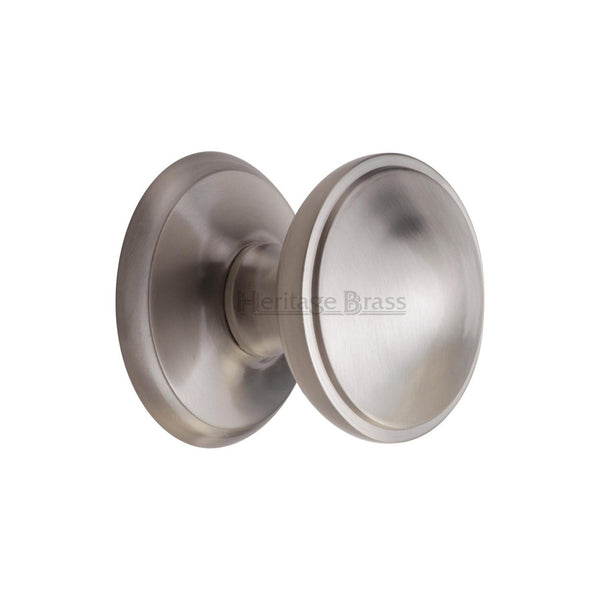 Round Centre Door Knob by M Marcus - Heritage Brass