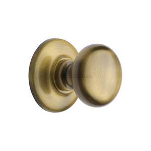 Round Center Door Knob - V901 by M Marcus - Heritage Brass