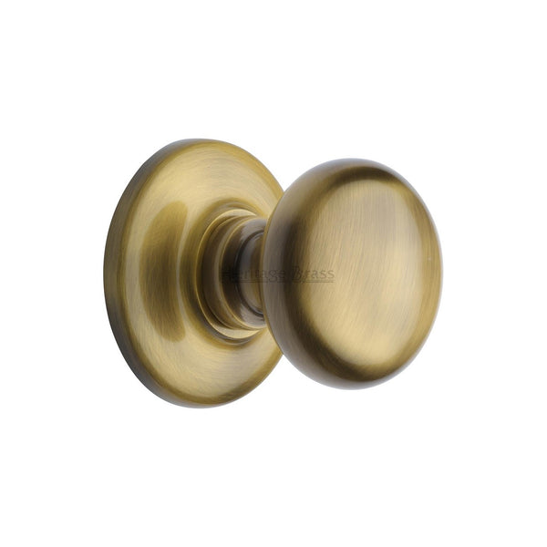 Round Center Door Knob - V901 by M Marcus - Heritage Brass