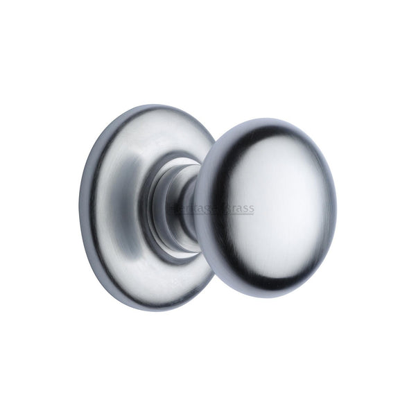 Round Center Door Knob - V901 by M Marcus - Heritage Brass