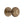 Reeded Mortice Door Knob on Rose by M Marcus - Heritage Brass