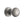 Reeded Mortice Door Knob on Rose by M Marcus - Heritage Brass