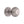 Reeded Mortice Door Knob on Rose by M Marcus - Heritage Brass