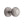 Reeded Mortice Door Knob on Rose by M Marcus - Heritage Brass