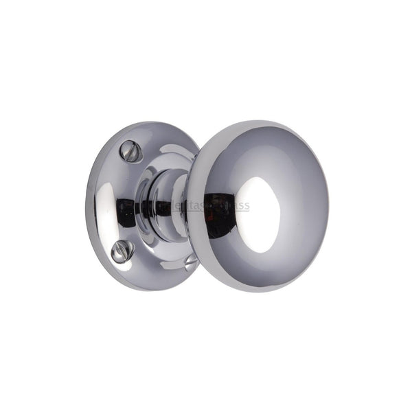 Victoria Door Knob on Rose by M Marcus - Heritage Brass