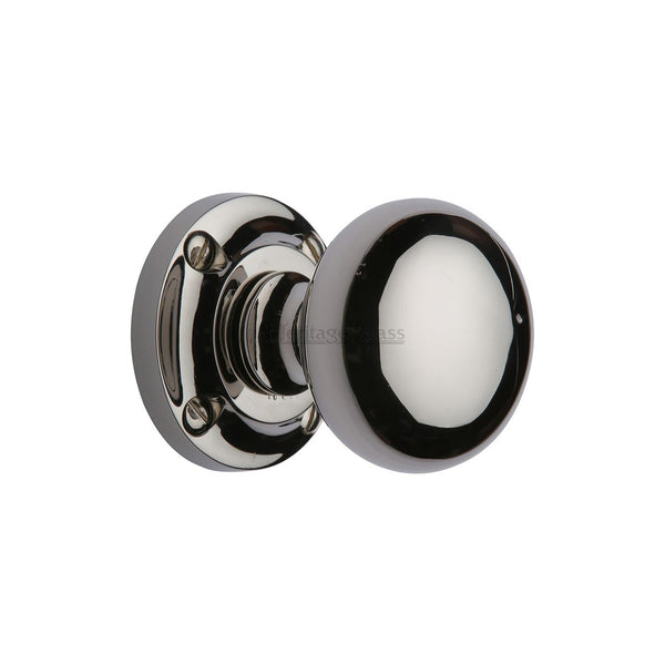 Victoria Door Knob on Rose by M Marcus - Heritage Brass