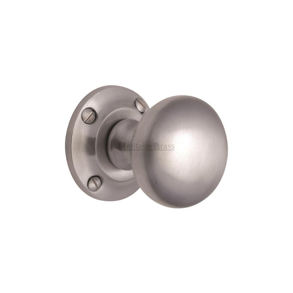 Victoria Door Knob on Rose by M Marcus - Heritage Brass
