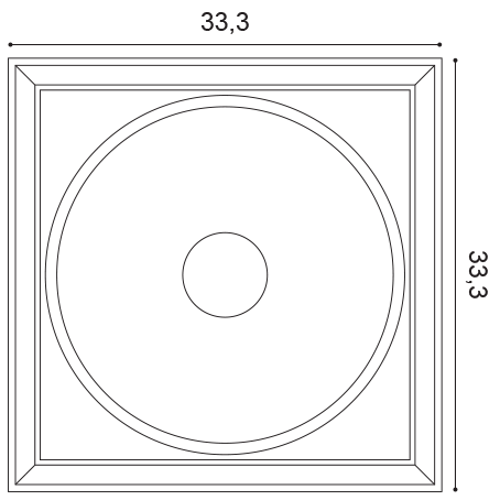 W122 AUTOIRE Orac 3D Wall Panel