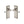 Edwardian Door Handle on Plate by M Marcus - Heritage Brass