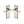 Edwardian Door Handle on Plate by M Marcus - Heritage Brass