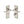 Edwardian Door Handle on Plate by M Marcus - Heritage Brass