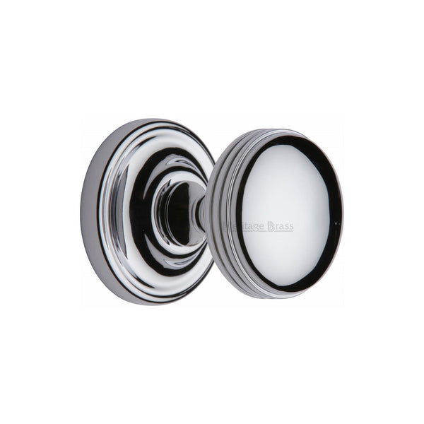 Whitehall Door Knob on Rose by M Marcus - Heritage Brass