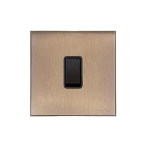Windsor Range Matt Antique Brass Switches & Sockets, WN92 - 1 Gang Rocker Switch by Heritage Brass By M-Marcus