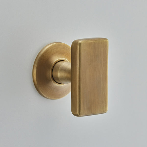 Croft Ironmongery, Capital Mortice Knob on Arc Rose-1744COV57D, Door Knobs, Mortice Door Knobs