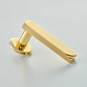 Croft Ironmongery, Elements Wave Lever-180, Door Handles, Lever Handles On Rose