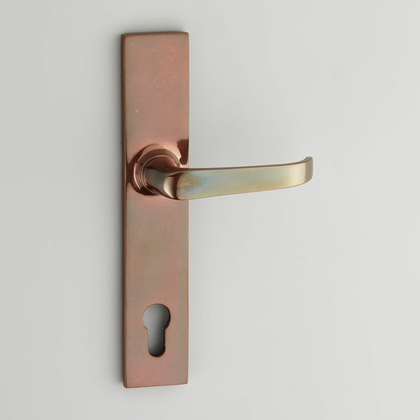 Croft Ironmongery, Stafford Multipoint Door Handle on Classic Backplate-2101E, Door Handles, Multipoint Lever Lock Handles